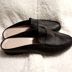 Easy Spirit Real Leather Fall Mule Slides 8